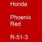 Preview: Honda, Phoenix Red, R-51-3.